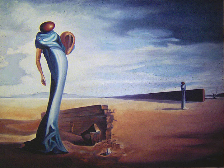 Harp - Oil on canvas 10 x 12 inches 1966 Private Collection