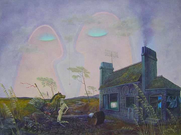 Tokens of Love - Oil on board 34 x 46 inches 1973